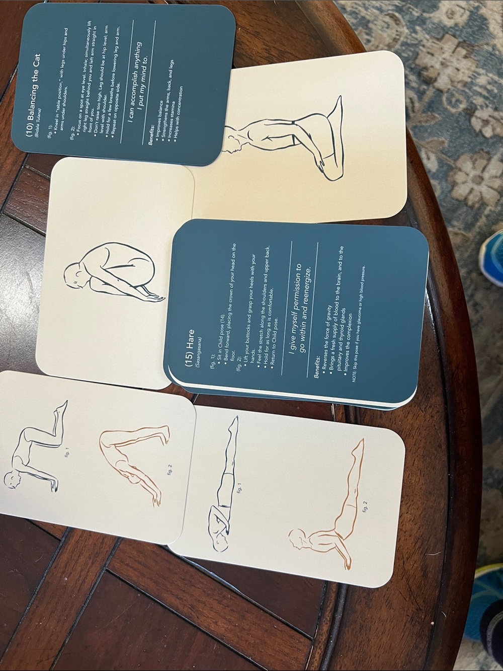 Yoga deck of cards. Good quality cards - Picture 4 of 6
